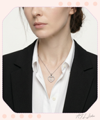 Personalized Heart Initial Pendant Necklace