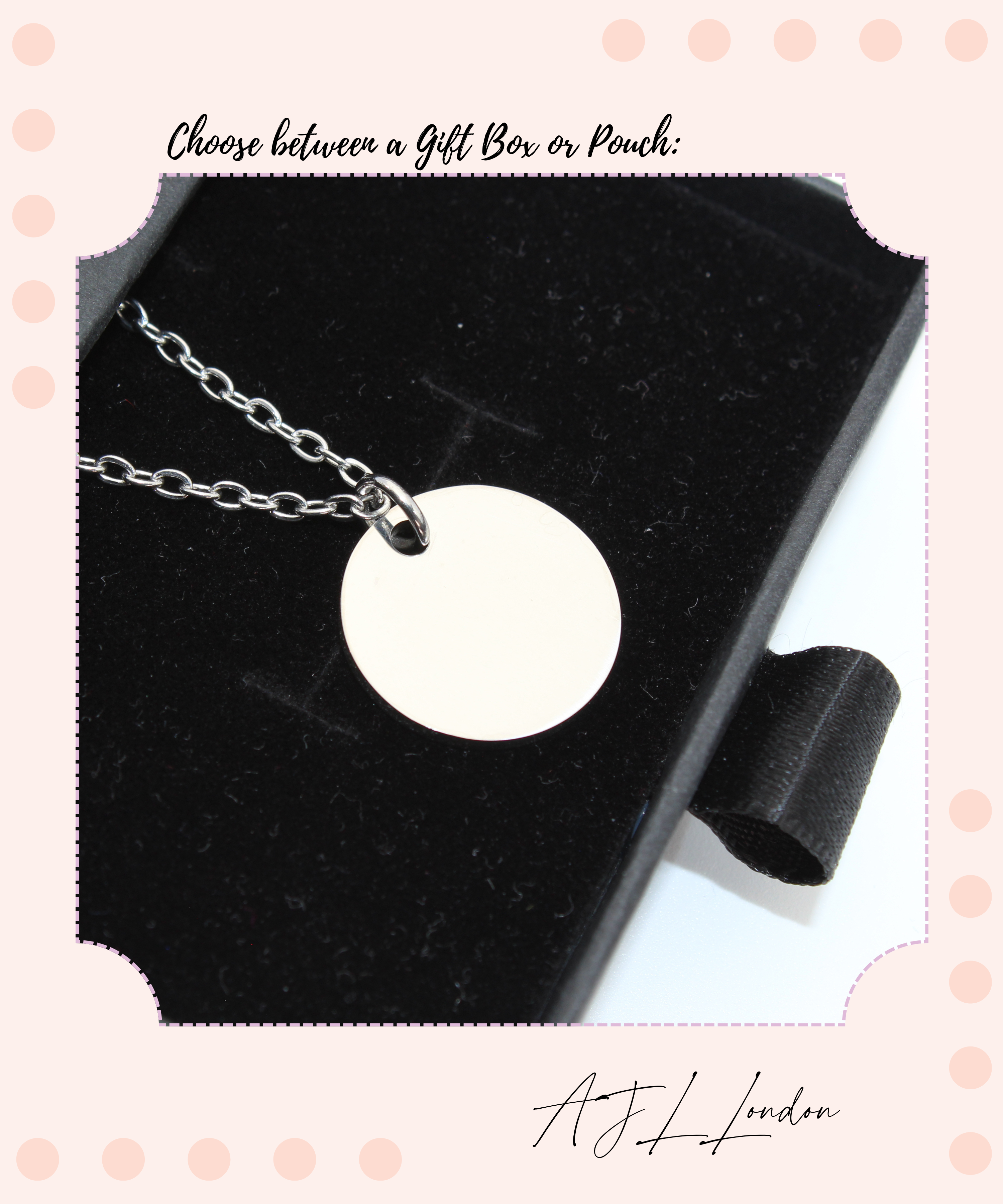 Personalized 1, 2, 3 Circle Bar Pendant Necklace