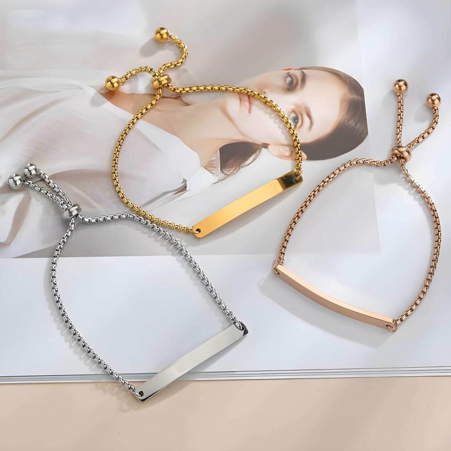 AJ LONDON™ Personalised Birthstone Bracelets Gift for Birthday Friendship Mum Auntie Sister 18th 21th 30th 40th 50th 60th 16th 13th Her Women Girl Best Friend